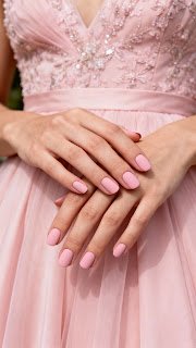 Simple Matte Pink Finish Simple Matte Pink Finish