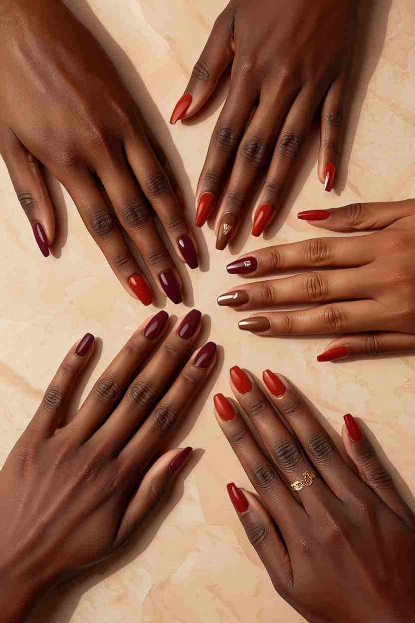 The Perfect Nail Color Palette for Melanin-Rich Skin
