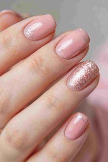 Light Glitter Nails Light Glitter Nails