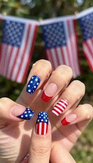 american flag nail art Ideas american flag nail art Ideas