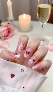 cute valentines day nails cute valentines day nails