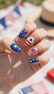 independence day nails independence day nails
