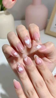 love-themed nails love-themed nails