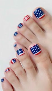 american flag toenails american flag toenails