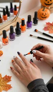 diy halloween nail tutorial diy halloween nail tutorial