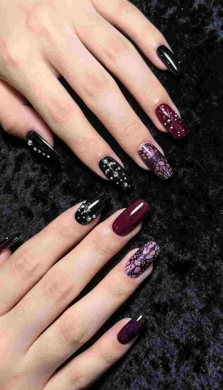 goth nails