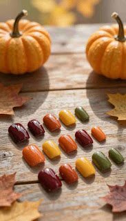 seasonal square nail colors