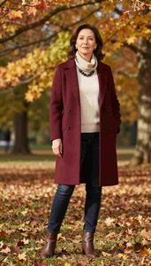 chic fall wardrobe for over 50