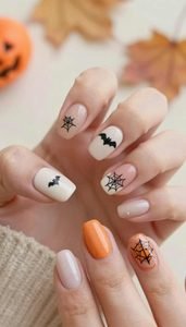 cute halloween nail tips