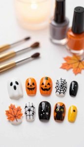 painted halloween designs