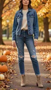 trendy seasonal denim